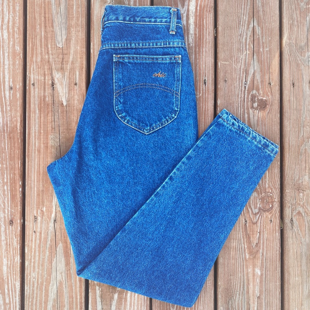 Chic High Rise Blue Women's Jeans